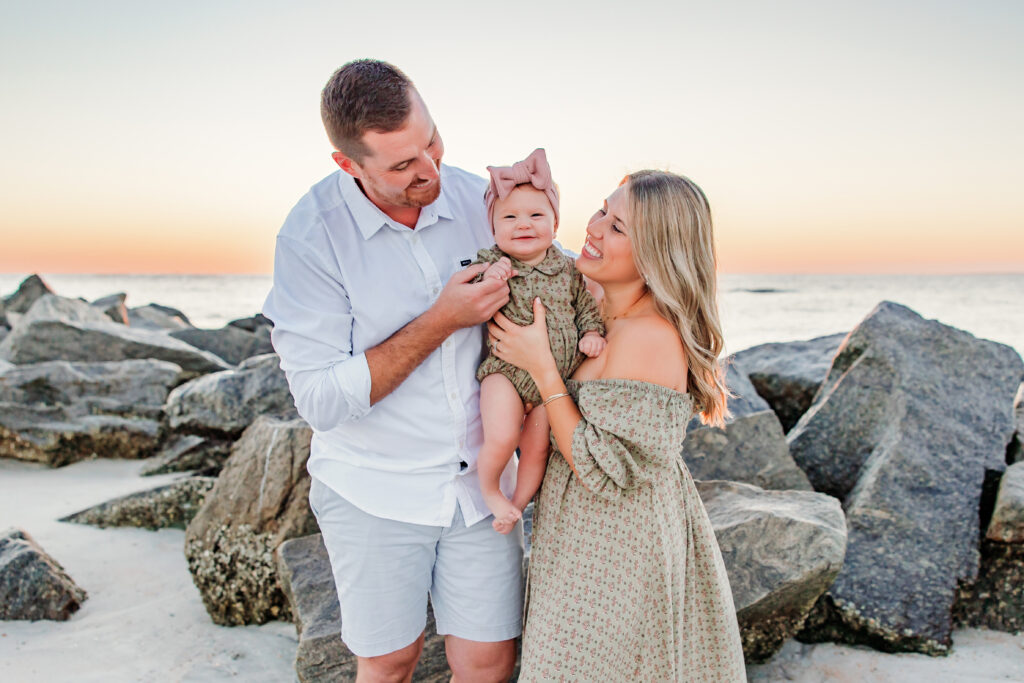 Sunrise Family Photo Session | Jacksonville Ponte Vedra FL Family Photographer