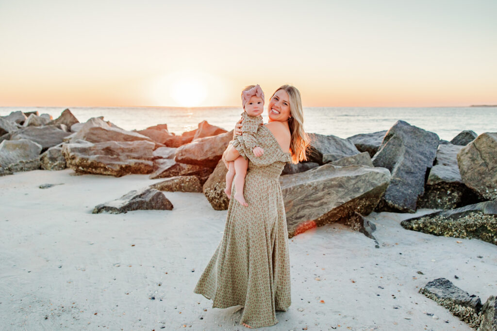 Sunrise Family Photo Session | Jacksonville Ponte Vedra FL Family Photographer