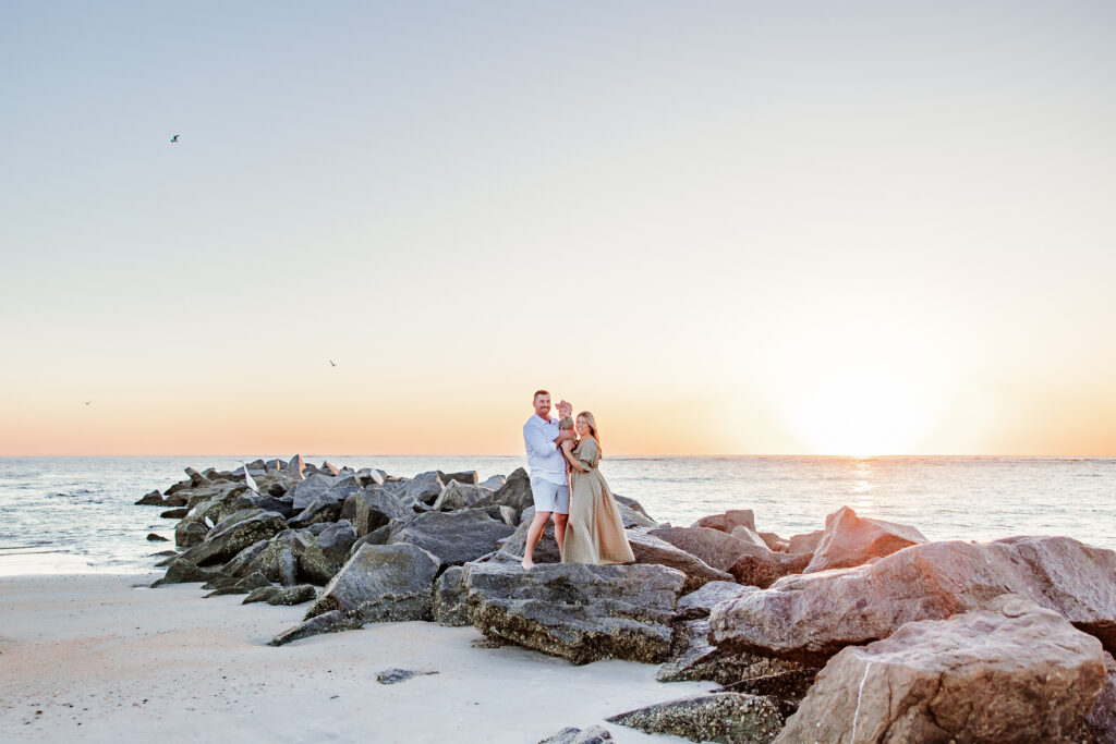 Sunrise Family Photo Session | Jacksonville Ponte Vedra FL Family Photographer