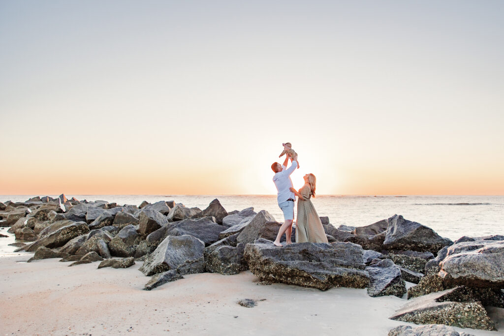 Sunrise Family Photo Session | Jacksonville Ponte Vedra FL Family Photographer