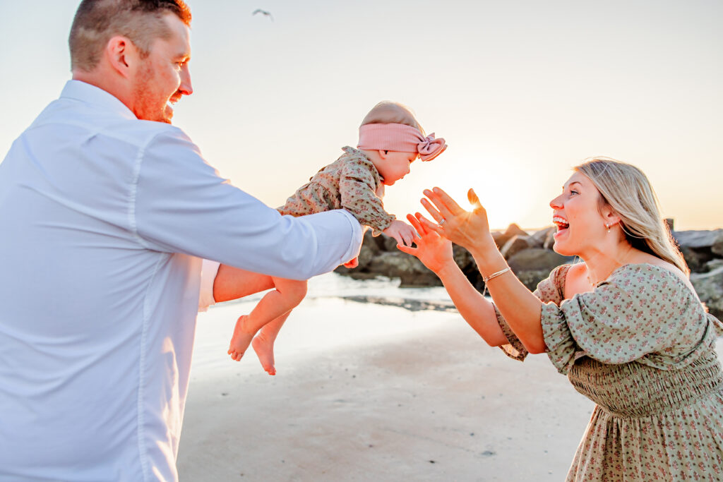 Sunrise Family Photo Session | Jacksonville Ponte Vedra FL Family Photographer