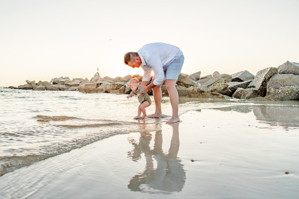 Sunrise Family Photo Session | Jacksonville Ponte Vedra FL Family Photographer