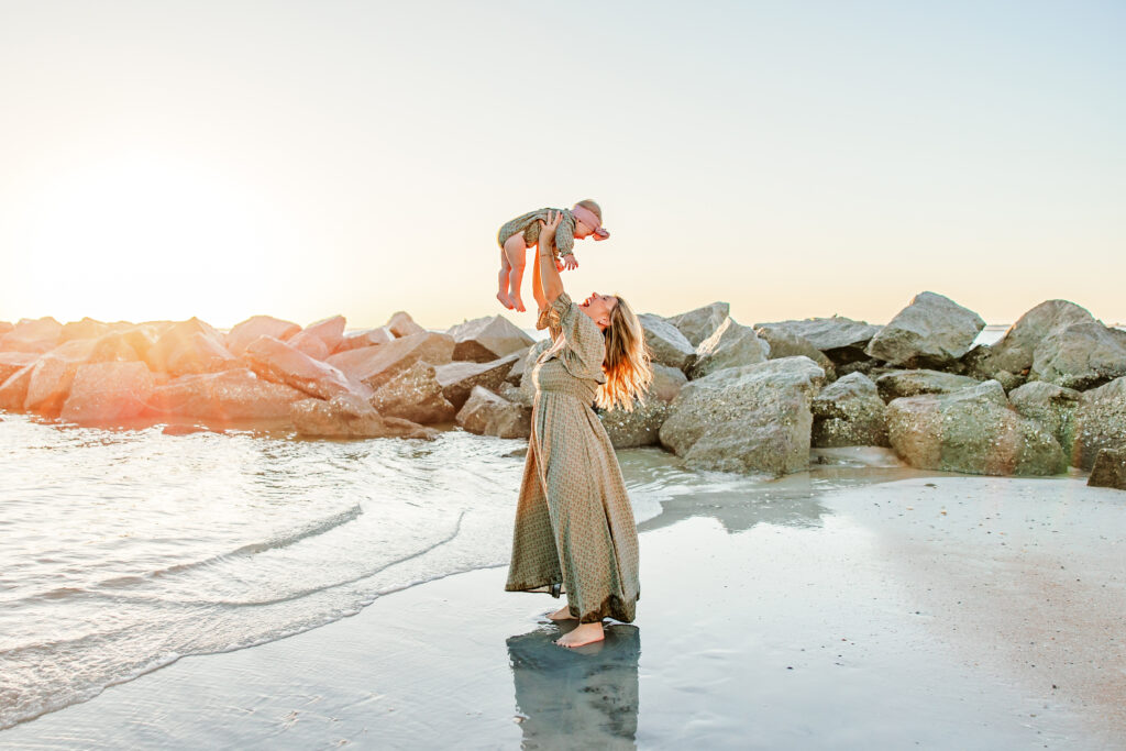 Sunrise Family Photo Session | Jacksonville Ponte Vedra FL Family Photographer