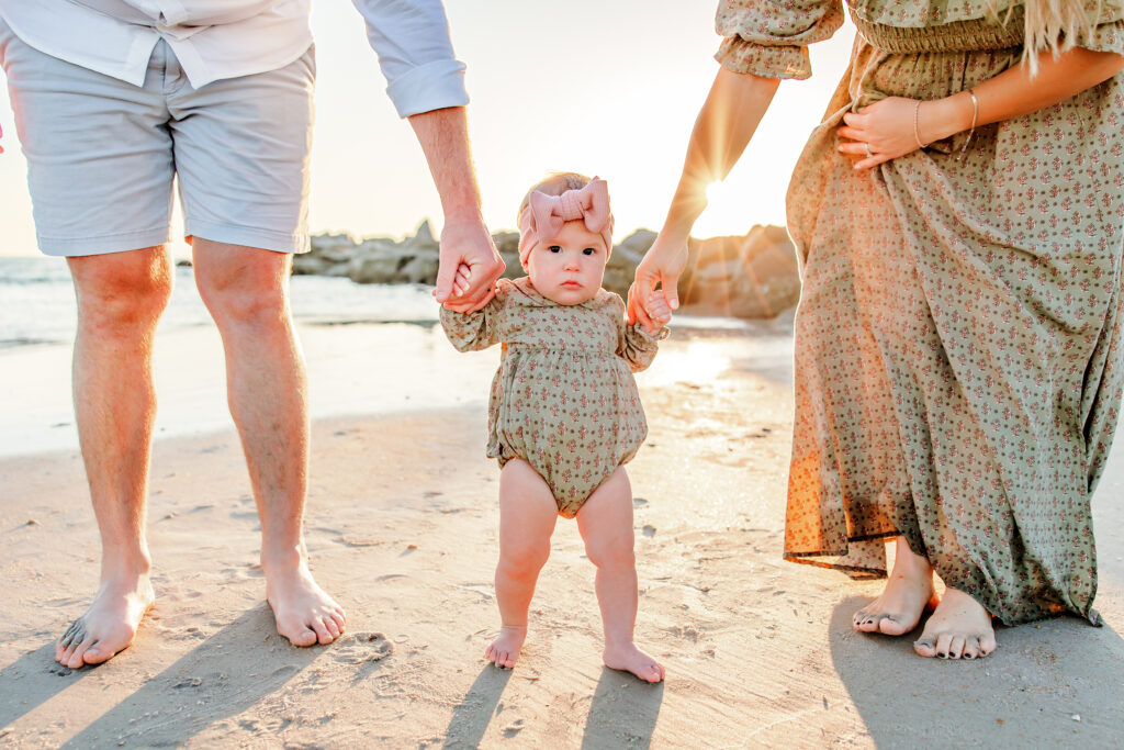 Sunrise Family Photo Session | Jacksonville Ponte Vedra FL Family Photographer