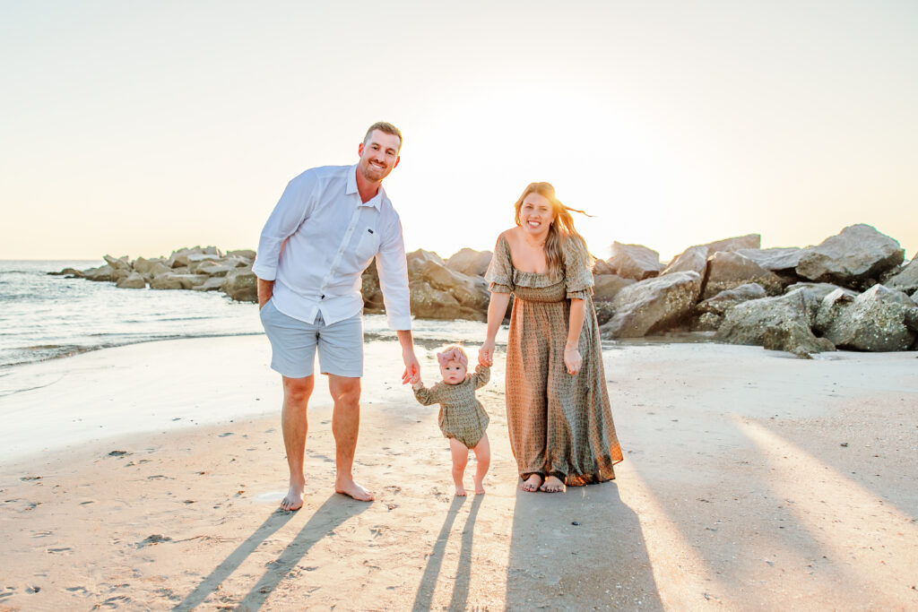 Sunrise Family Photo Session | Jacksonville Ponte Vedra FL Family Photographer