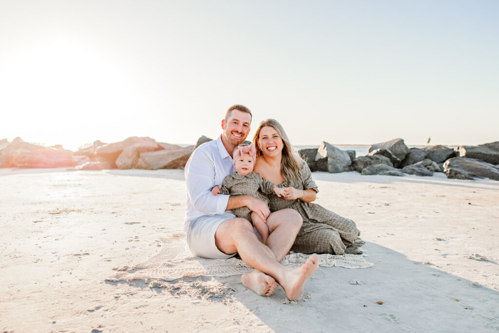 Sunrise Family Photo Session | Jacksonville Ponte Vedra FL Family Photographer